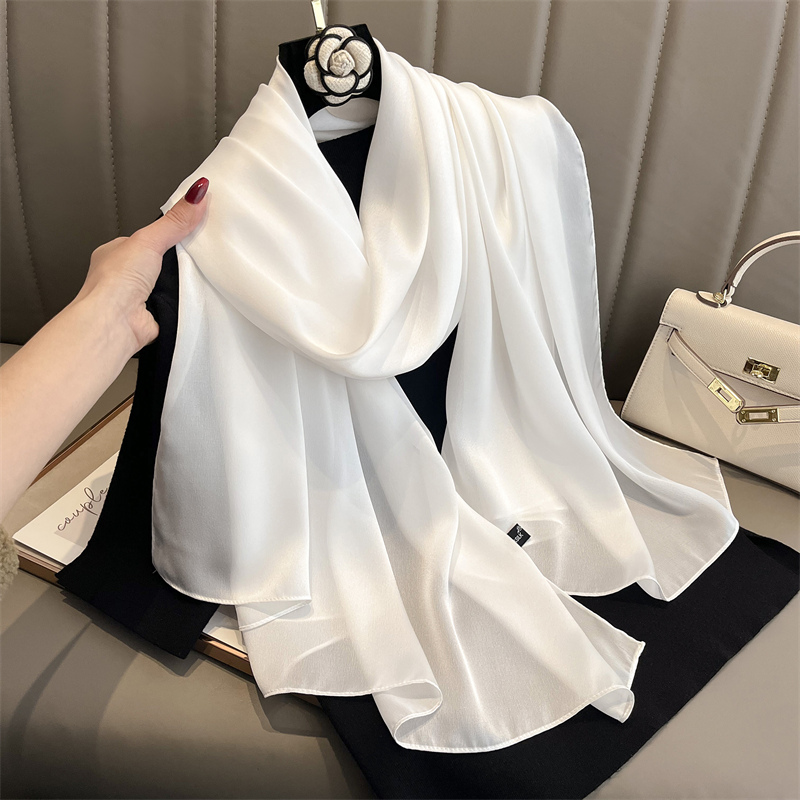 Silk Scarf Square - 2024, роскошный брендовый весенний большой длинный