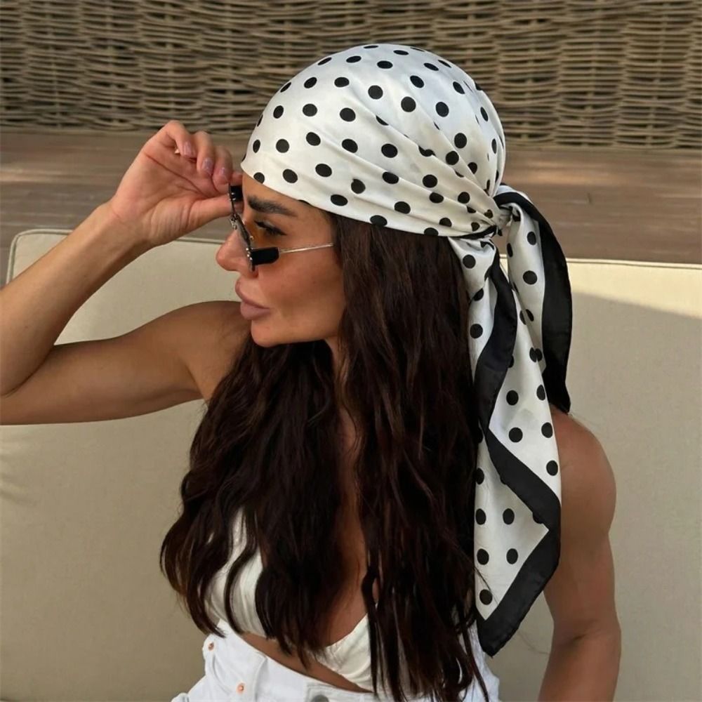 Элегантный шелковый платок с п – обзор и цена Women'S Korean Accessories