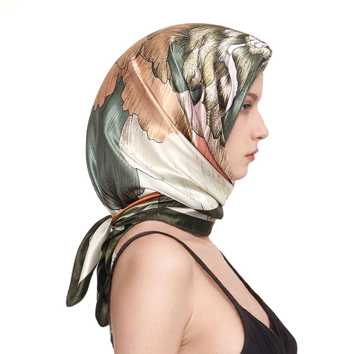90*90 см атласный шелковый ква – обзор и цена Silk Scarf Square