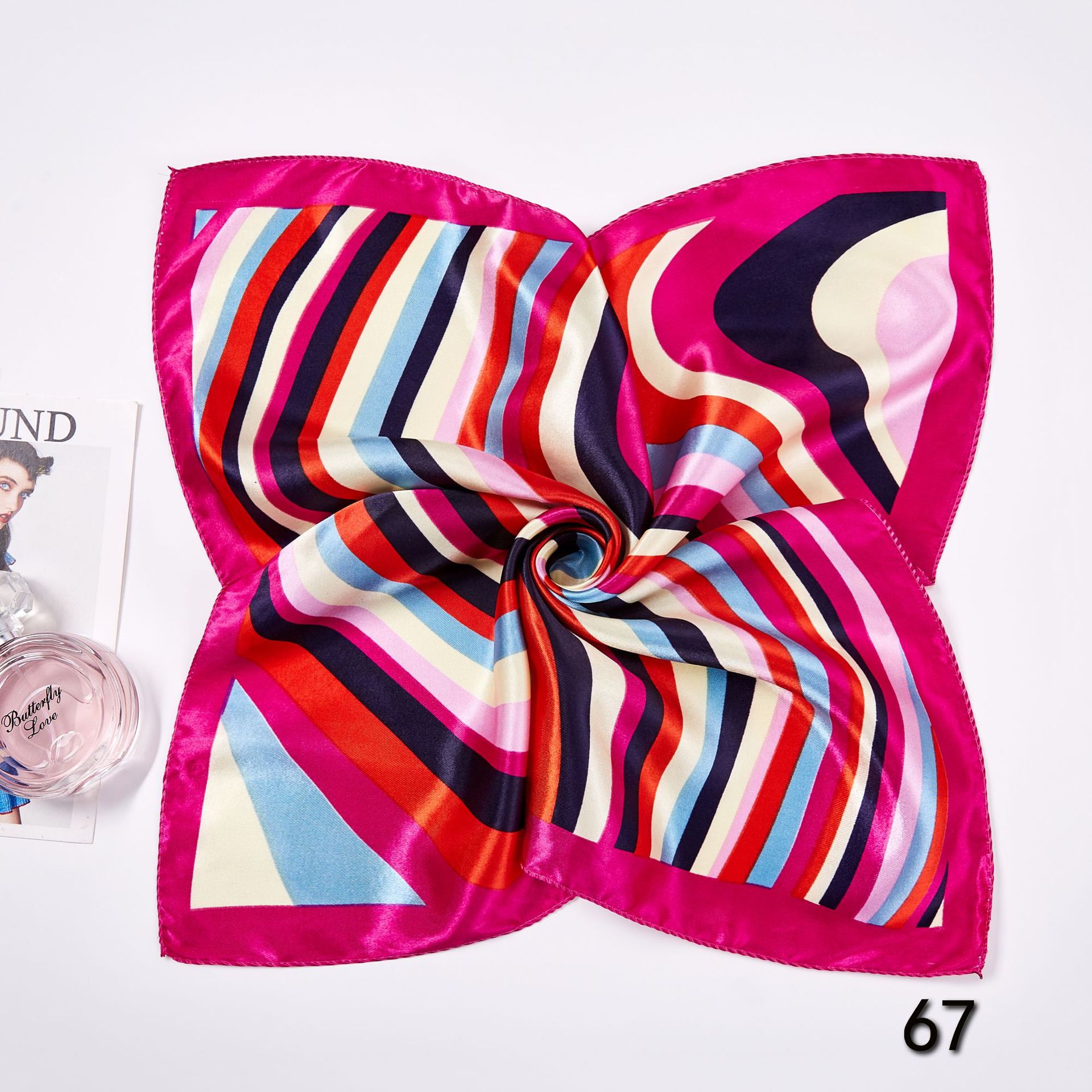 50*50 см квадратные шелковые ш – обзор и цена Silk Scarf Square