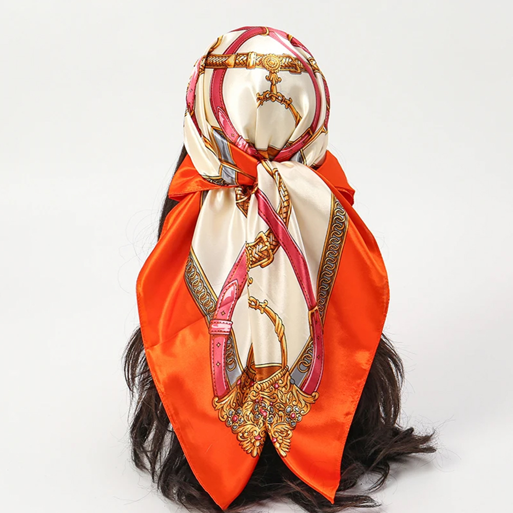 Модные шарфы 90*90 см для женщ – обзор и цена Silk Scarf Square