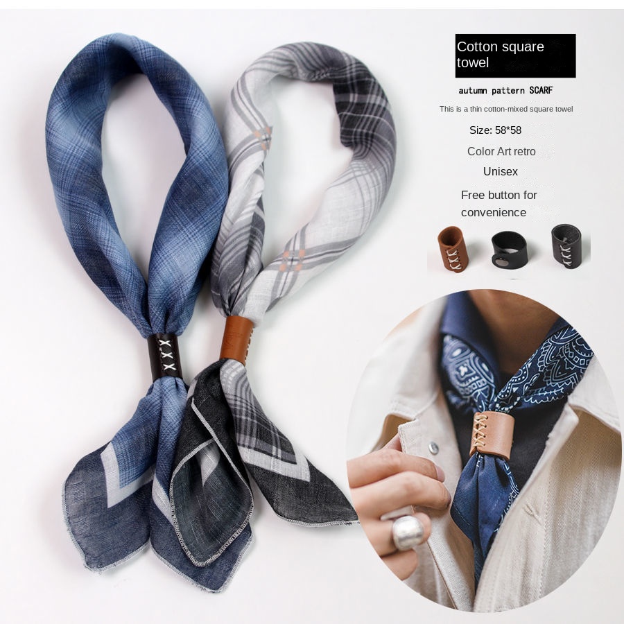 Мужской квадратный шарф с пуго – обзор и цена Silk Scarf Square