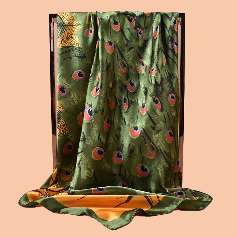 1 шт., женский большой квадрат – обзор и цена Silk Scarf Square